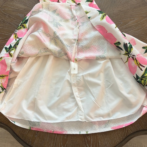 Grace Karin Pink Lemon Floral Kids Size 5-6 Easter Wedding Party Dress - Picture 9 of 10